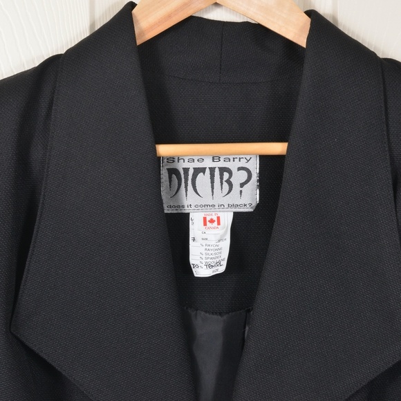 🇨🇦 Shae Barry Goth Black Jacket Couture DICIB - Picture 2 of 4